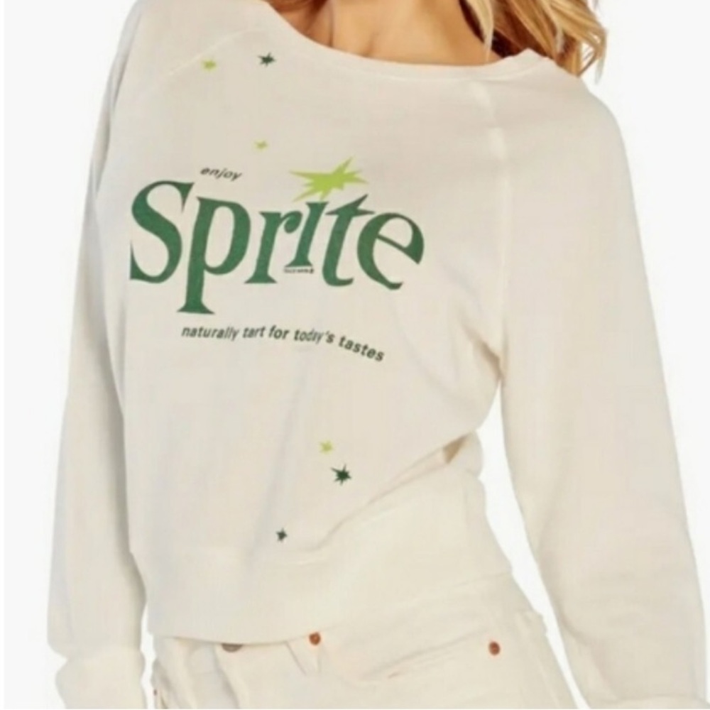 White Sprite Logo Sweatshirt